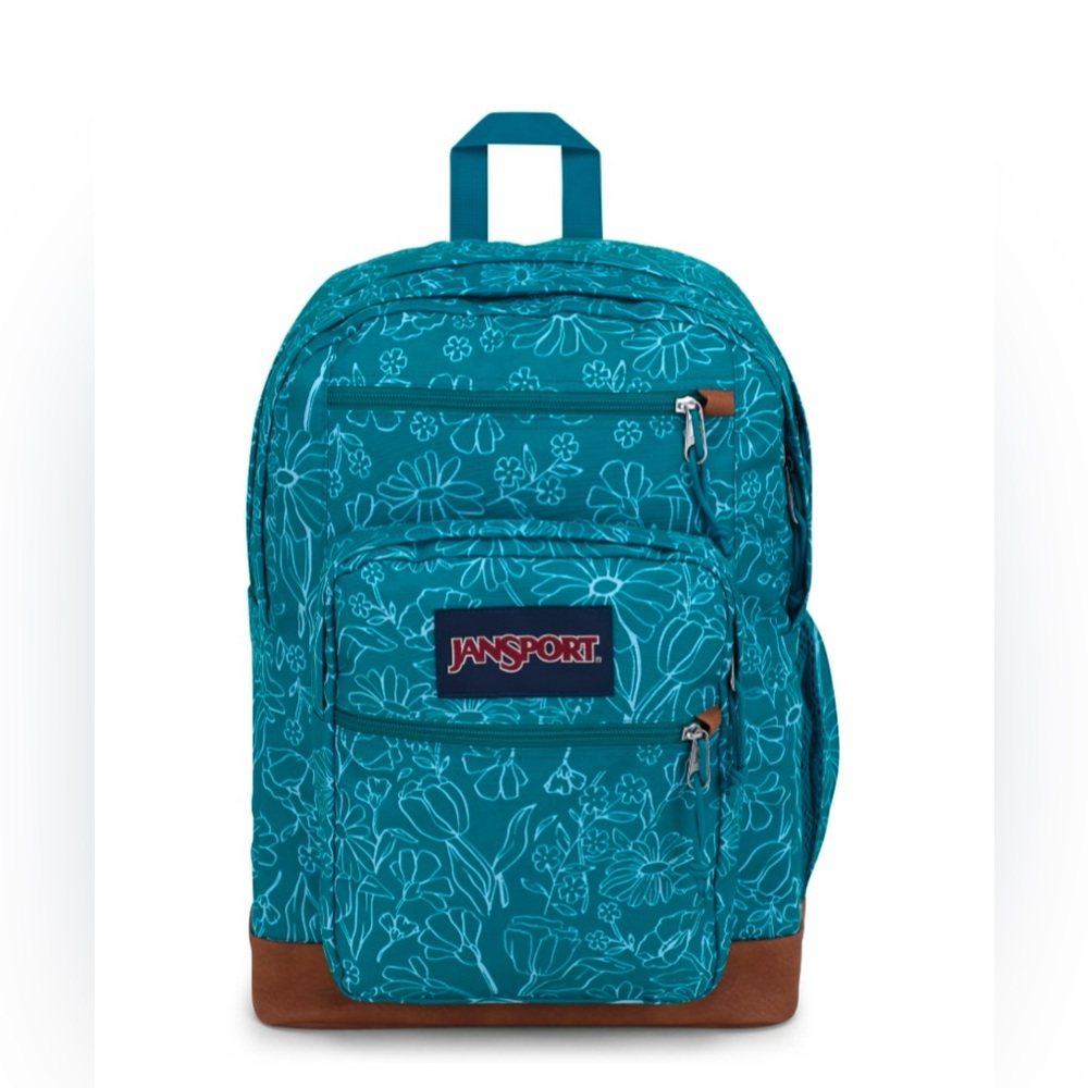 (NEW) JanSport Cool Student Backpack With 15" Laptop Pocket, Delightful Daisies